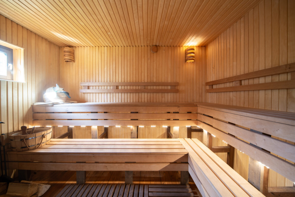 sauna in Nandi rezidence